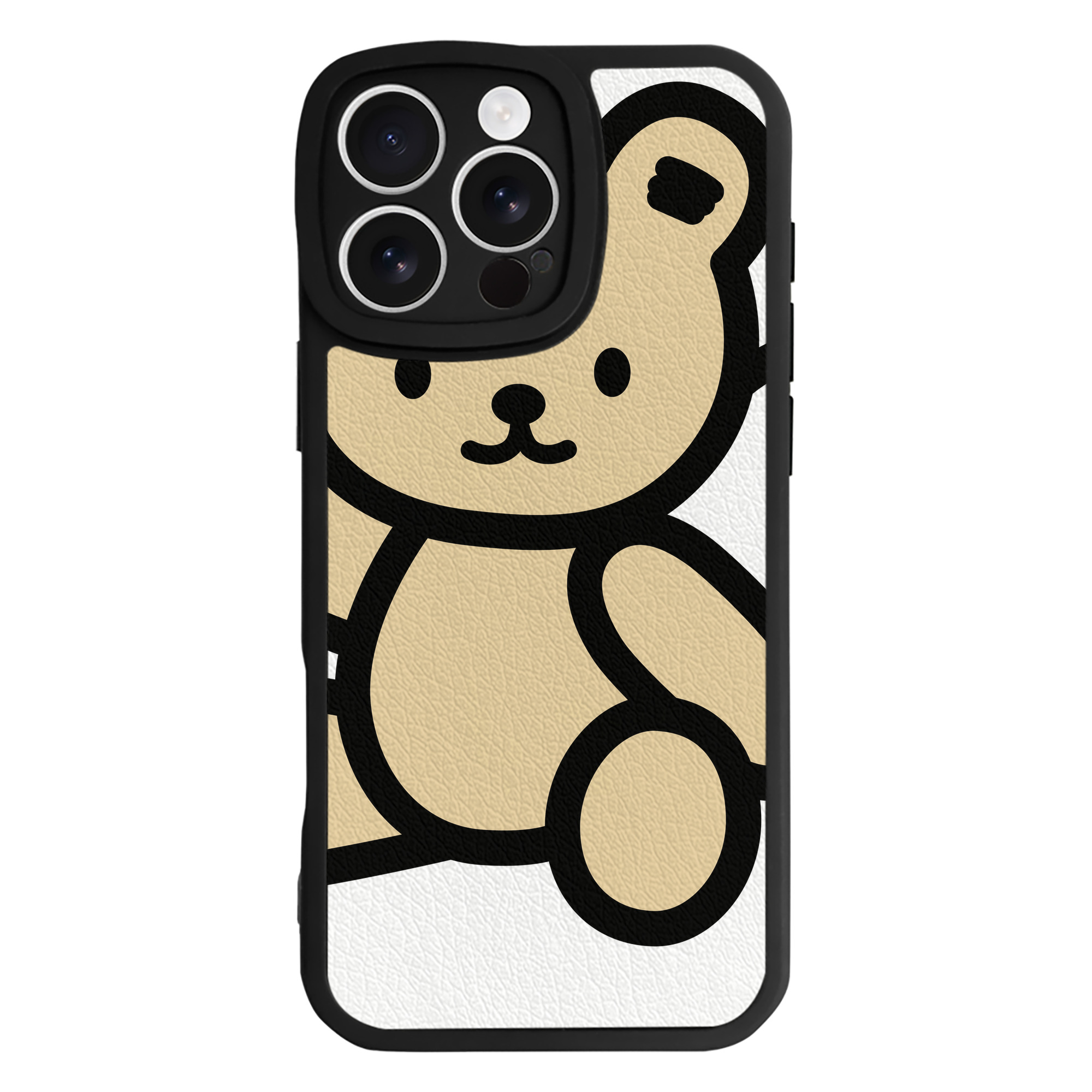 （画像用） Hello Kitty ハローキティ 【iPhone 16シリーズ対応】シリコンスマホケース（レザー調） 材質：シリコン
